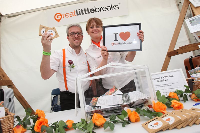 Meet the Great Little Breaks team at RHS Malvern Spring Great little breaks stand