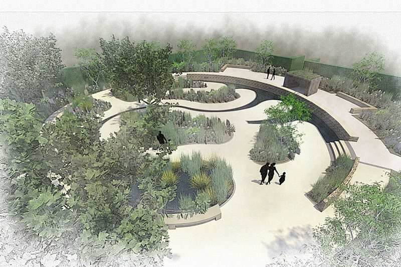 Plan for Cool Garden at RHS Rosemoor Plan for Cool Garden at RHS Rosemoor
