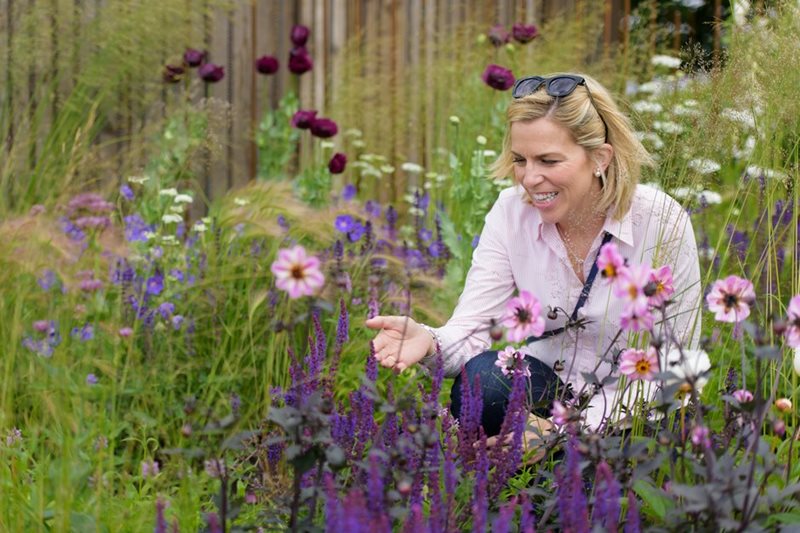 Guests enjoying a cup of tea at RHS Chatsworth Flower Show